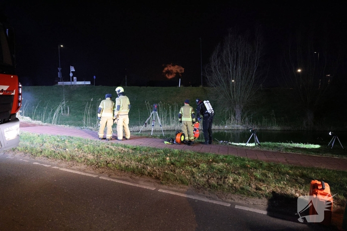 Dodelijk ongeval met auto leidt tot brand
