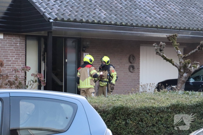 Brand in woning snel geblust