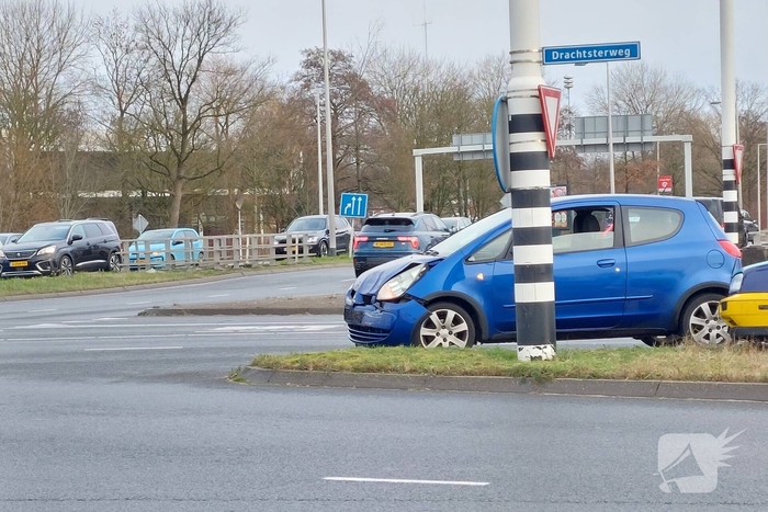 Kop-staartbotsing bij verkeerslichten