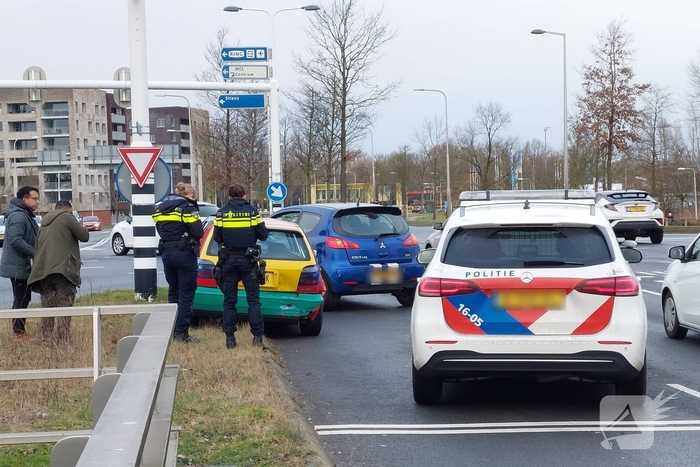 Kop-staartbotsing bij verkeerslichten