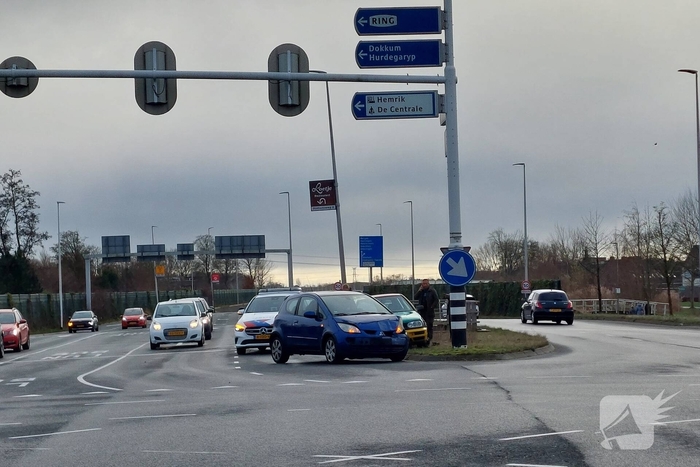 Kop-staartbotsing bij verkeerslichten