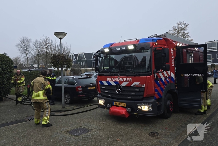 Brand in woning snel onder controle