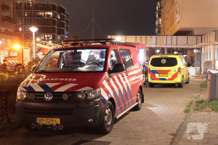 Brand in flatwoning leidt tot evacuaties