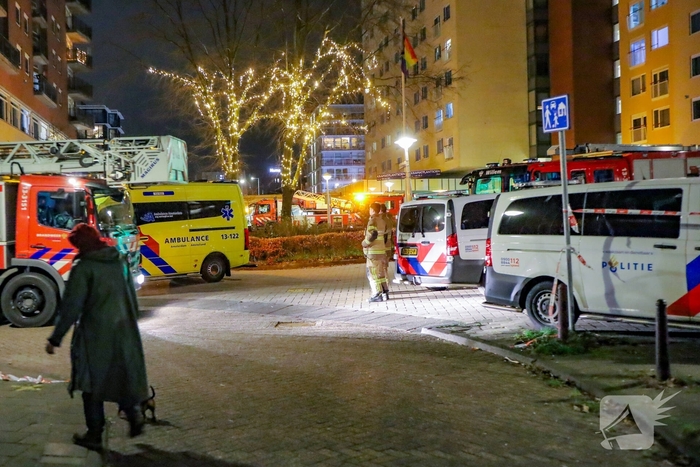 Woningbrand veroorzaakt veel rook in appartement