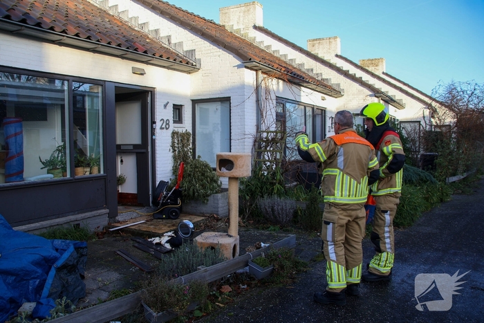 Brand in woning geblust door brandweer