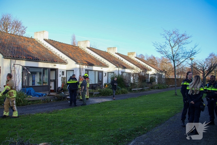 Brand in woning geblust door brandweer