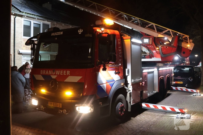 Brand in schoorsteen woning vergt snelle brandweeractie