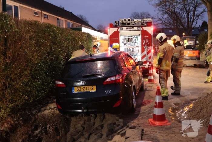 Sinkhole door waterlekkage zorgt voor problemen