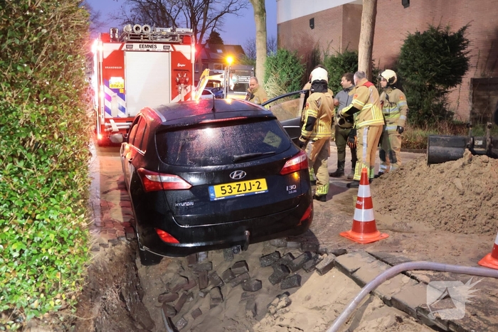Sinkhole door waterlekkage zorgt voor problemen