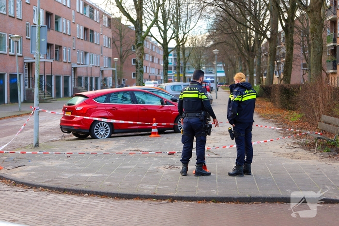 Brand door explosief op balkon