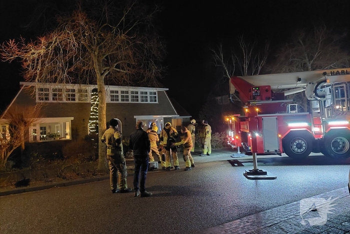 Schoorsteenbrand leidt tot brandweeractie