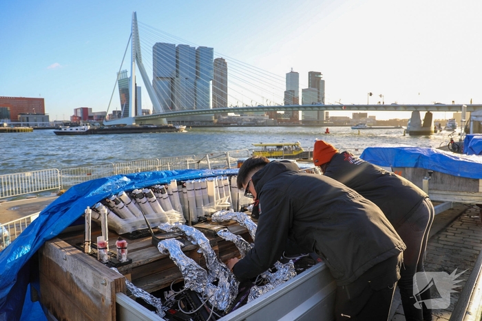 Laatste voorbereidingen voor vuurwerkshow gestart