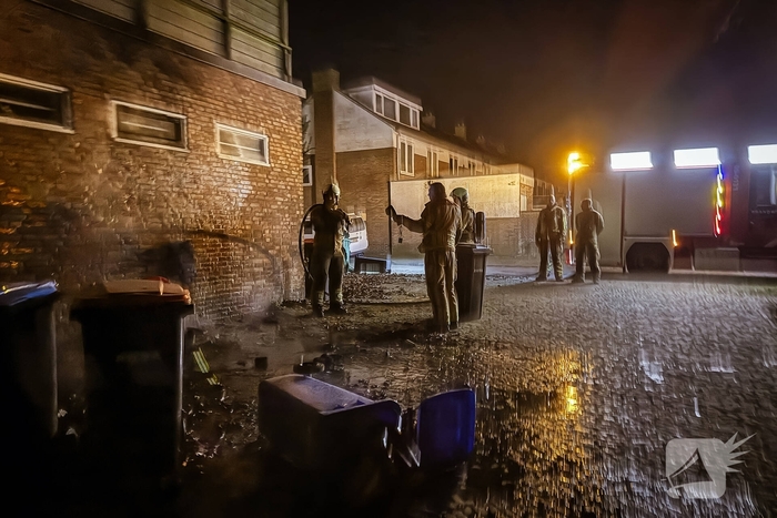 Brand in klikos geblust