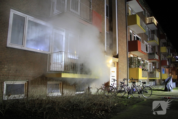 Woningbrand leidt tot ontruiming van appartementen