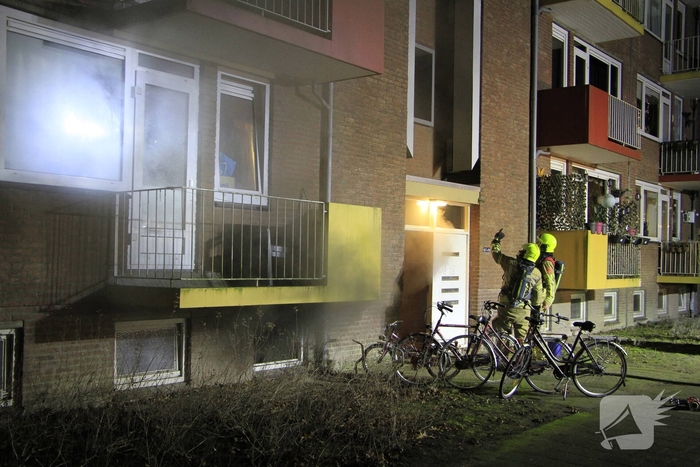 Woningbrand leidt tot ontruiming van appartementen