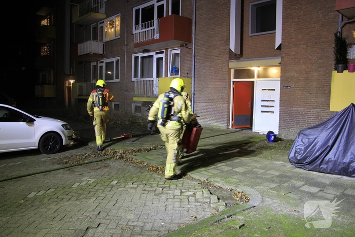 Woningbrand leidt tot ontruiming van appartementen