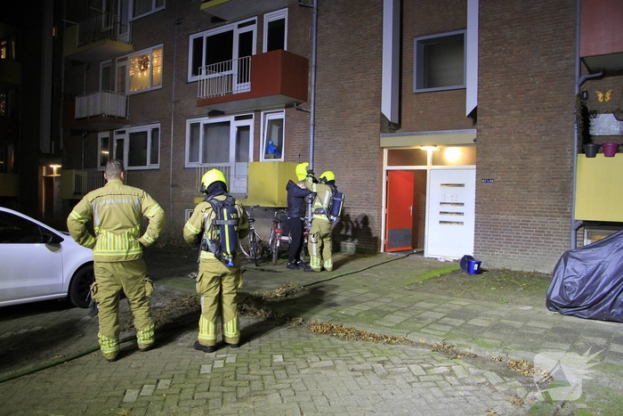Woningbrand leidt tot ontruiming van appartementen