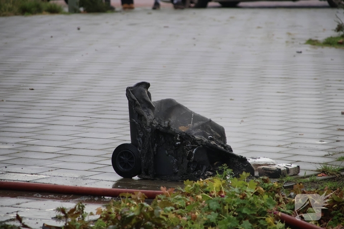 Snelle inzet bij brand in berging