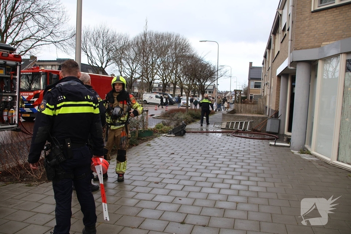 Snelle inzet bij brand in berging