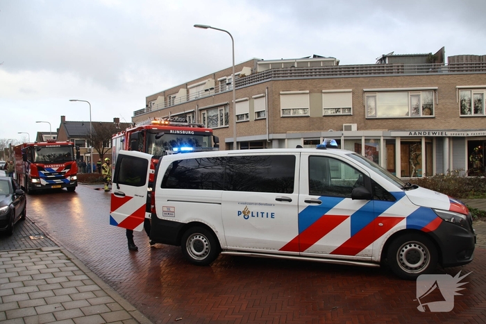 Snelle inzet bij brand in berging