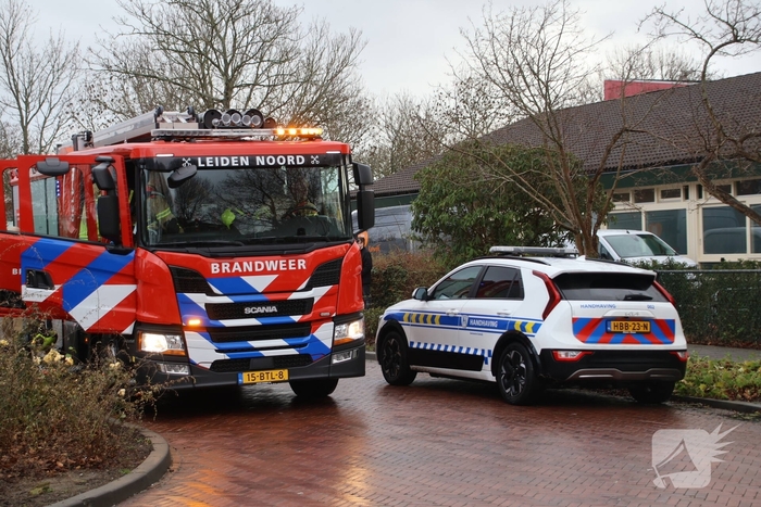 Snelle inzet bij brand in berging