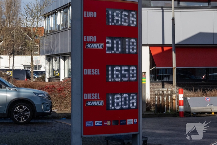 Drukte bij tankstation door accijnsverhoging