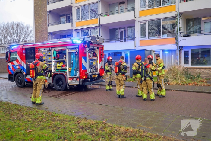 Vuurwerk veroorzaakt brand op balkon