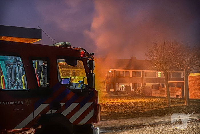 Brand in afvalbult zorgt voor rookontwikkeling