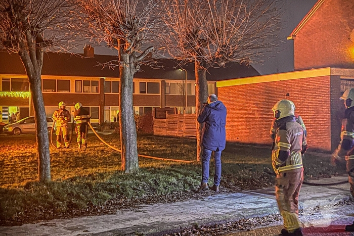 Brand in afvalbult zorgt voor rookontwikkeling