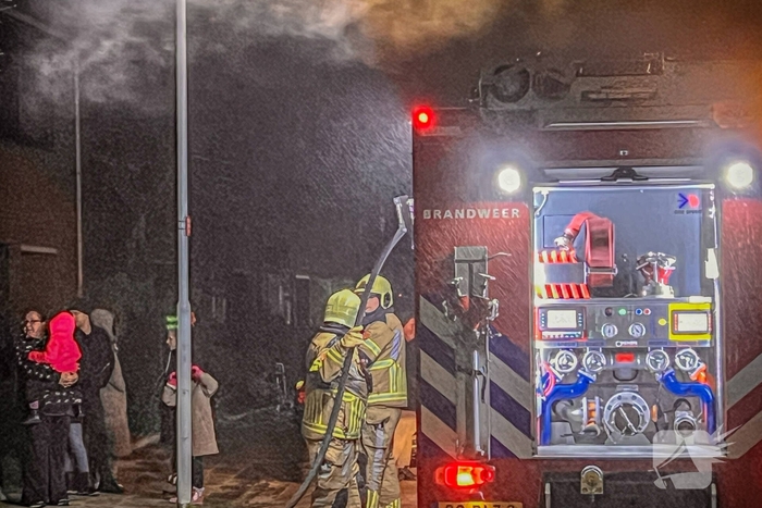 Brand in afvalbult zorgt voor rookontwikkeling