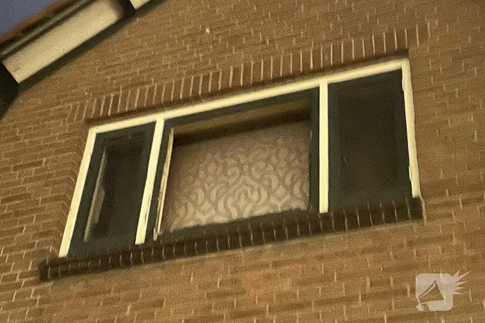 Ramen gesneuveld door vuurwerk