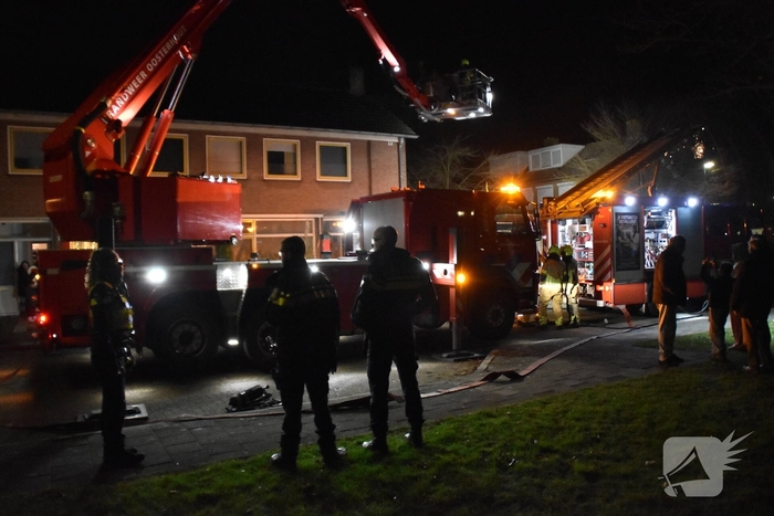 Woningbrand leidt tot ingrijpen van brandweer