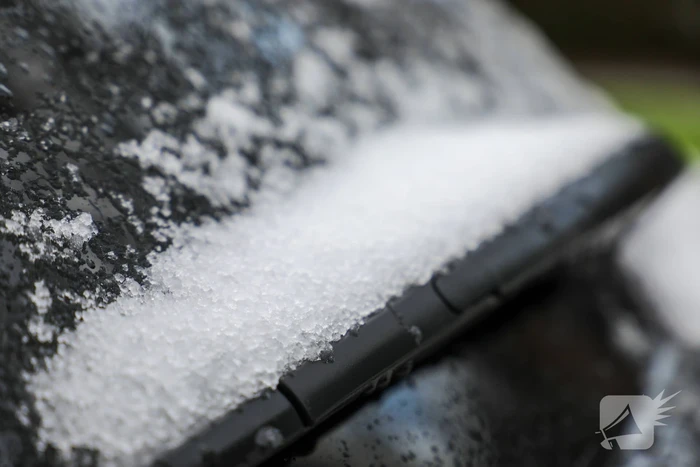 Sneeuwval levert fraaie plaatjes op