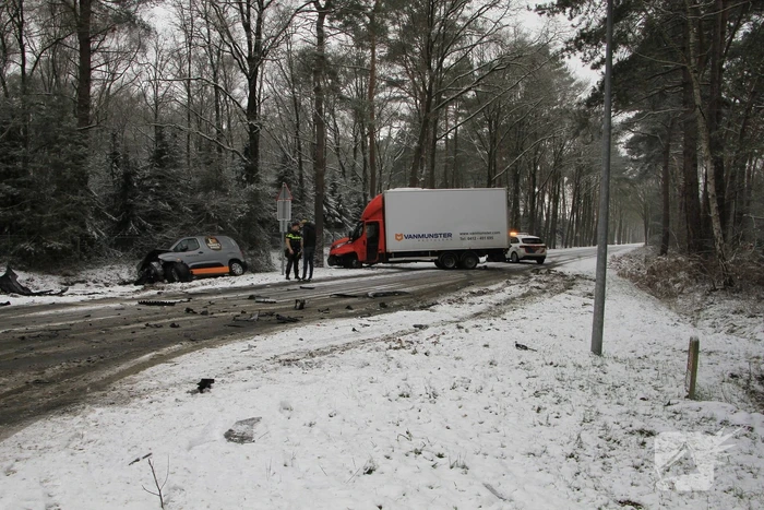 Ongeval met gewonden door botsing tussen voertuigen