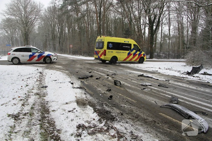 Ongeval met gewonden door botsing tussen voertuigen