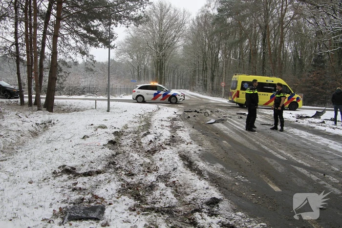 Ongeval met gewonden door botsing tussen voertuigen