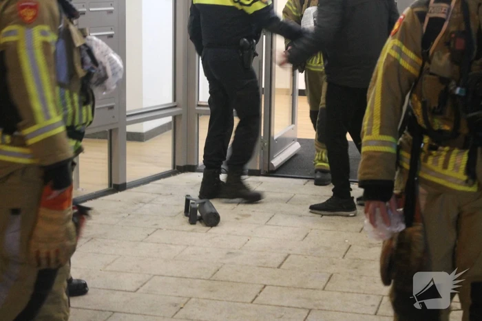 Vijfde etage ontruimd door brandlucht