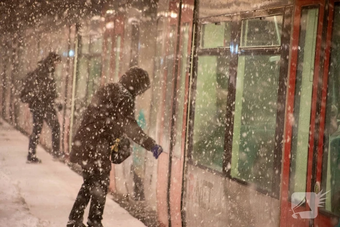 Code oranje vanwege forse sneeuwzone in ochtendspits