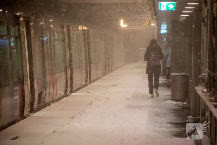 Code oranje vanwege forse sneeuwzone in ochtendspits