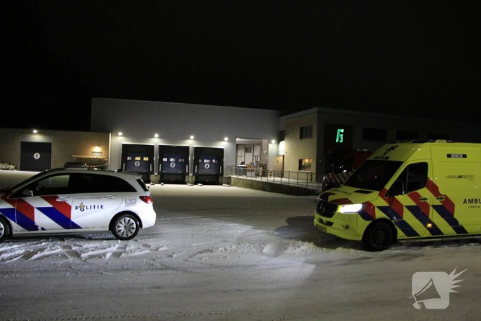 Vrachtwagen betrokken bij ongeval in pand