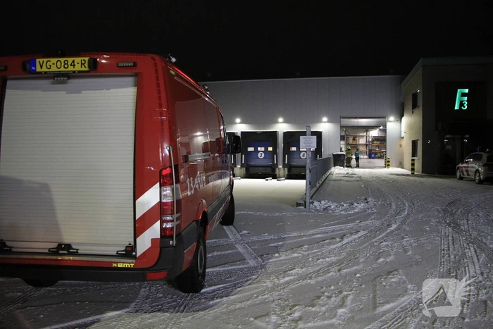 Vrachtwagen betrokken bij ongeval in pand