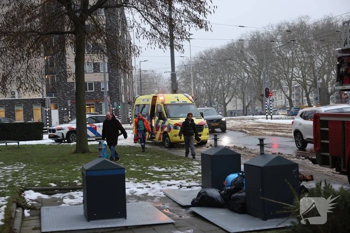 Hulpdiensten massaal aanwezig bij woningbrand
