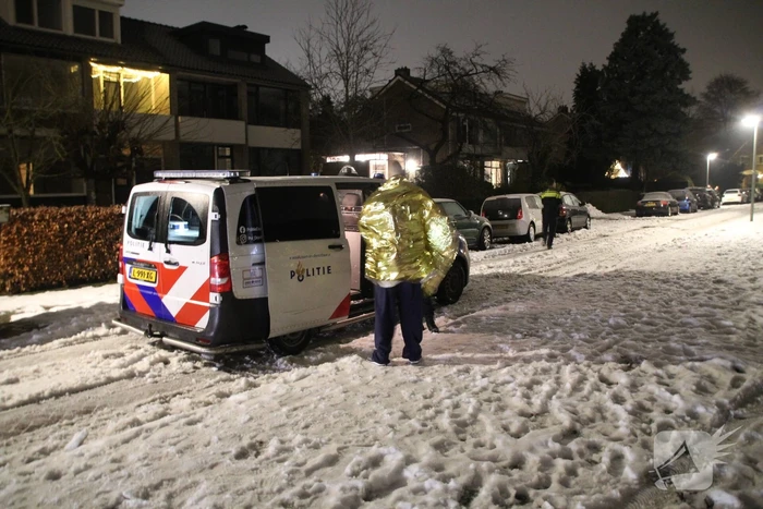 Auto belandt in sloot na gladheid