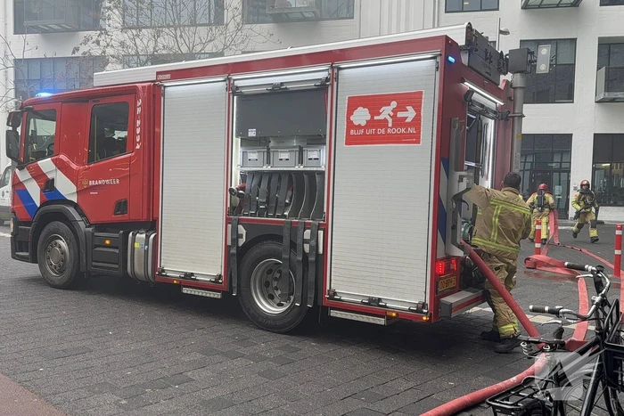 Brand in parkeergarage zorgt voor grote inzet brandweer
