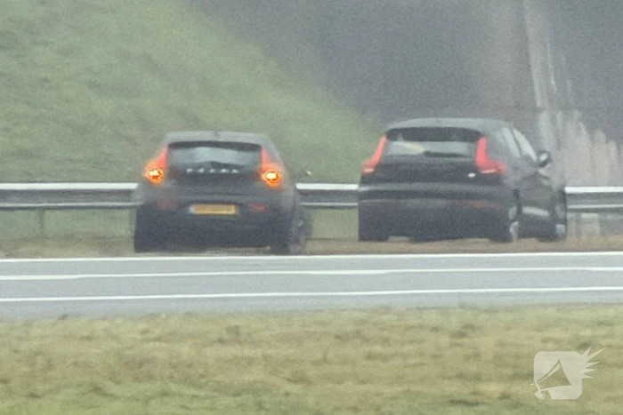 Ongeval tussen twee auto's veroorzaakt lange file