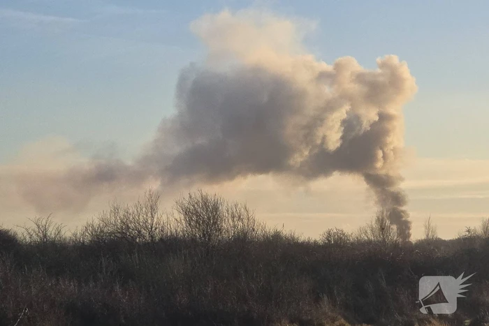 Dikke rookwolken bij brand in Duinrell