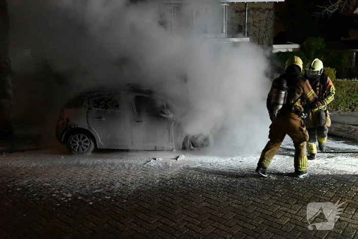 Auto in nachtelijke uren verwoest