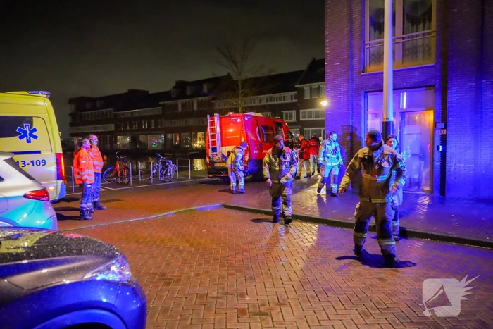 Voertuig te water na ongeval