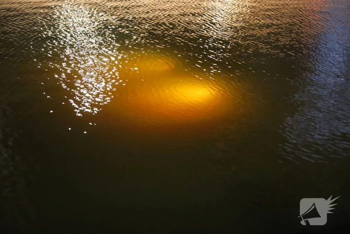 Voertuig te water na ongeval