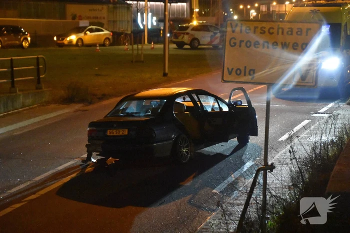 Ongeval veroorzaakt zware schade